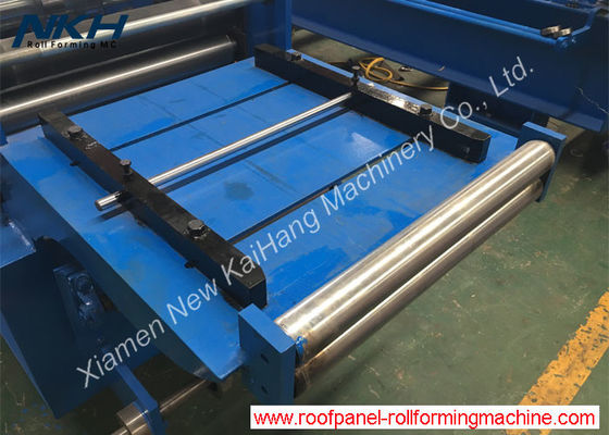 Aluminum / Steel Downpipe Roll Forming Machine 0.4-0.6mm Thickness With PLC Control System