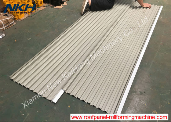 7.5 Kw Sandwich Panel Roll Forming Machine Roofing Roll Former For Continuous PU Line