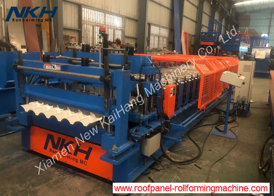 Купить Tile roll forming machine, step tile, metal tile, roofing tile, semi-round online manufacture