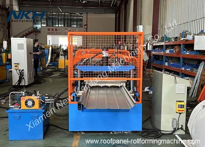 Standing Seam Roof Panel Roll Forming Machine for GI Galaluminium Sheets