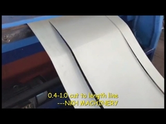 0.4-1.2mm GI slit and cut to length line