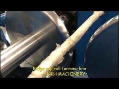 0.18mm G550 Ridge Cap roll forming machine