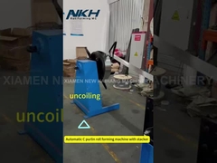 Автоматическое изменение C Purlin рулон формирования машины с наборщиком